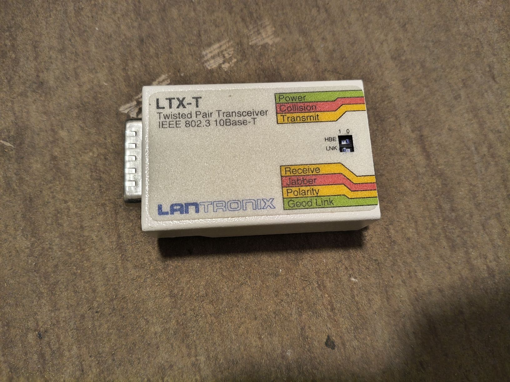 Composants électroniques: LANTRONIX LTX-T Twisted Pair Transceiver 10Base-T Working – D'occasion à Zürich par TrainLine