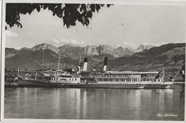 Zürichsee,Dampfschiff Stadt Rapperswil
