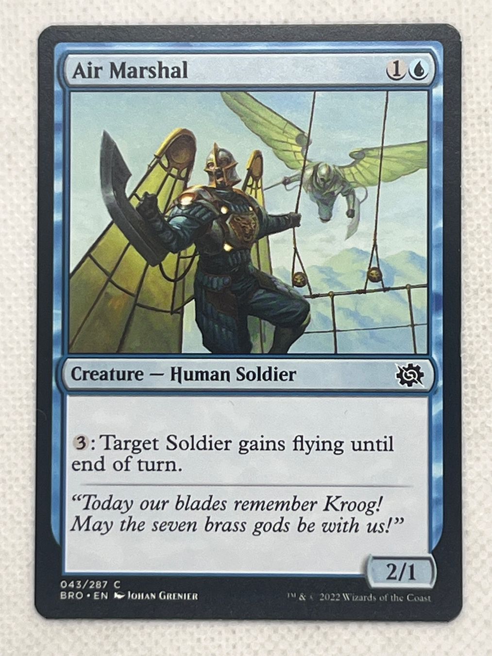 Magic The Gathering Carte collezionabili: MTG Air Marshal BRO 43 Englisch Common – Usato da Hinterkappelen venduto da Kim1992