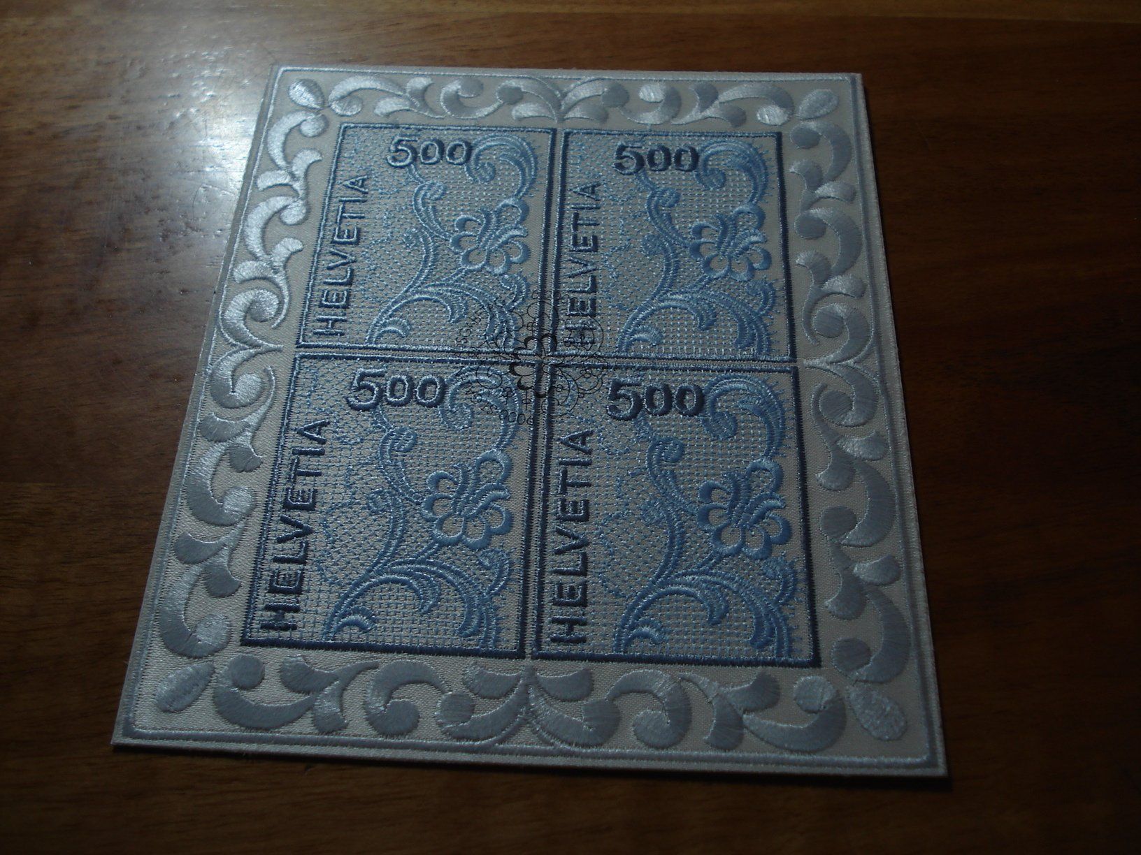 Alle Briefmarken: Block Stickereimarke 2000, ET-o – Gebraucht aus Niederwil AG von morostahu