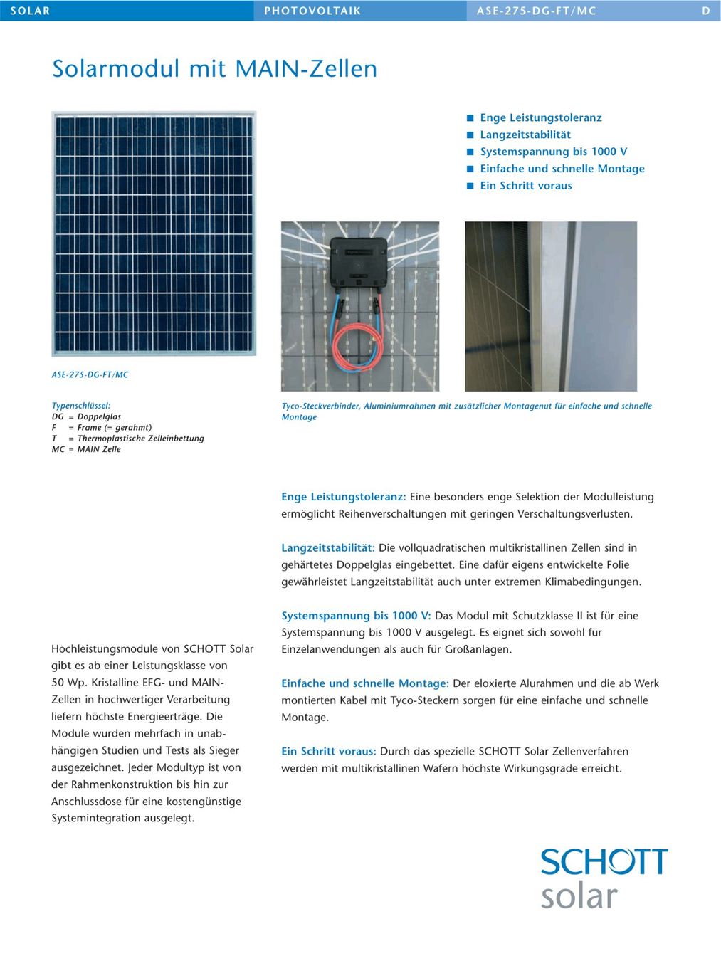 Dispositivi a energia solare: Solarmodul SCHOTT Solar 274W – Nuovo (secondo la descrizione) da Bichelsee venduto da dan_n5t5 1