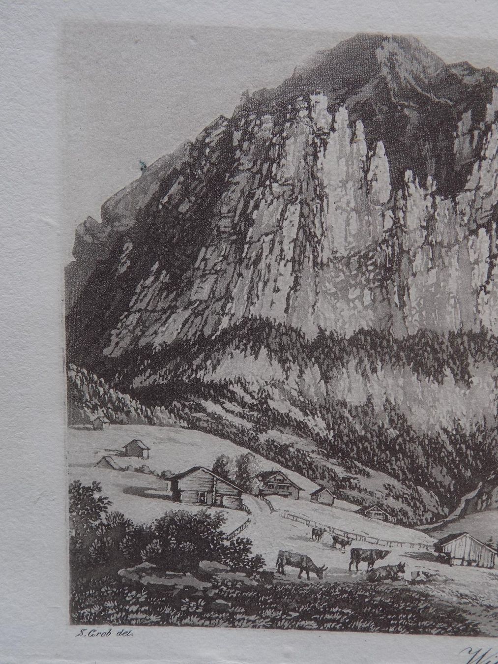 Incisioni: Wildenburg Wildhaus Aquatinta – Usato da Risch venduto da Rischli15 3