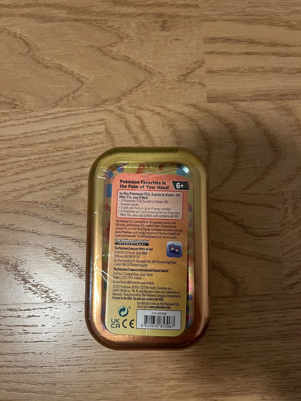 Pokémon Carte collezionabili: Pokemon 151 Mini Tin – Nuovo e nell'imballaggio originale da Ueberstorf venduto da SpeedyBoat 1