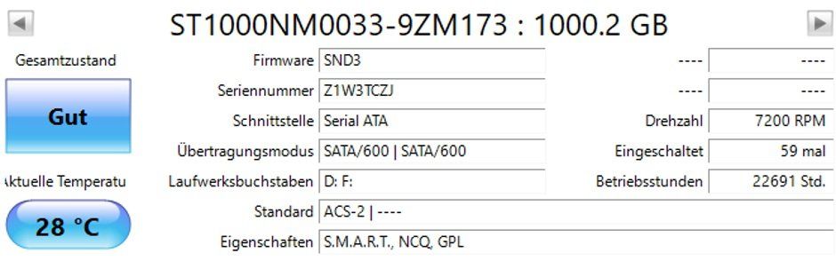 Seagate Harddisks: 2× Seagate Constellation ES.3 1TB – Enterprise – Gebraucht aus Zürich von Timothy 2