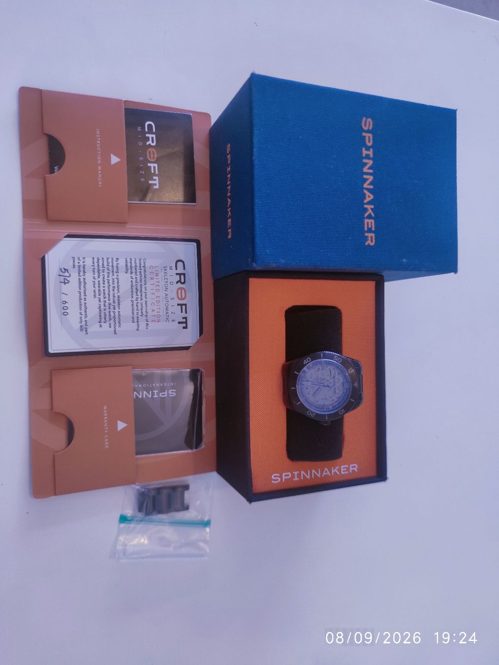 Spinnaker Orologi: Montre Spinnaker Croft Skeleton Automatic - Édition limitée – Nuovo (secondo la descrizione) da Neuchâtel venduto da Houssam_kourdache 3