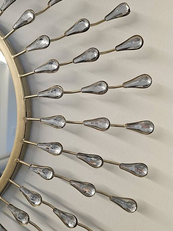Specchi: Miroir rond doré et verre – Usato da Lausanne venduto da rejane6 2