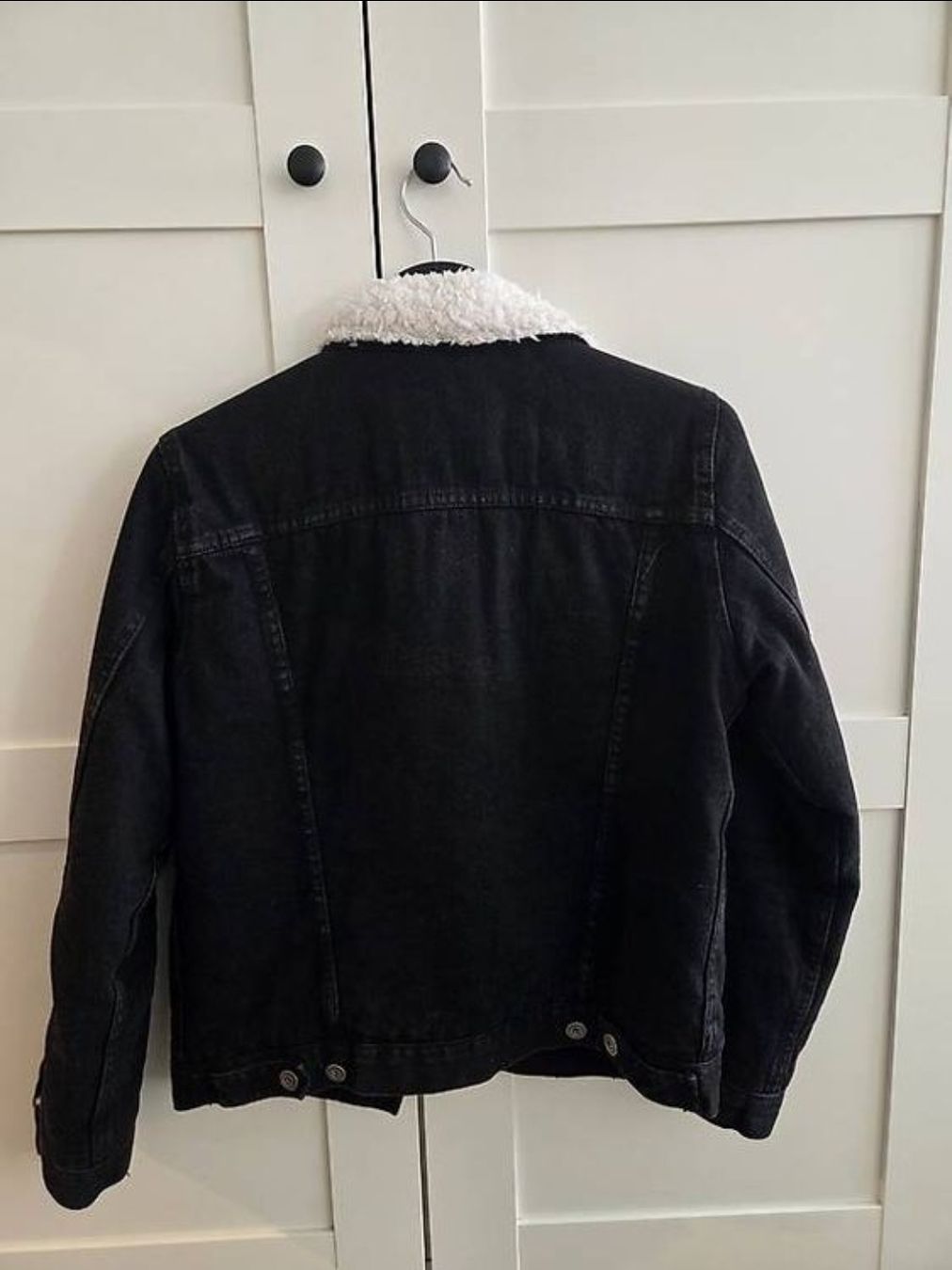 Giacche: FB Sister Denim Jacke schwarz mit Teddyfutter – Nuovo (secondo la descrizione) da Winterthur venduto da b0hne 2