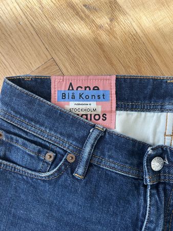Acne Studios Blå Konst Jeans North Dark Blue W29 L30