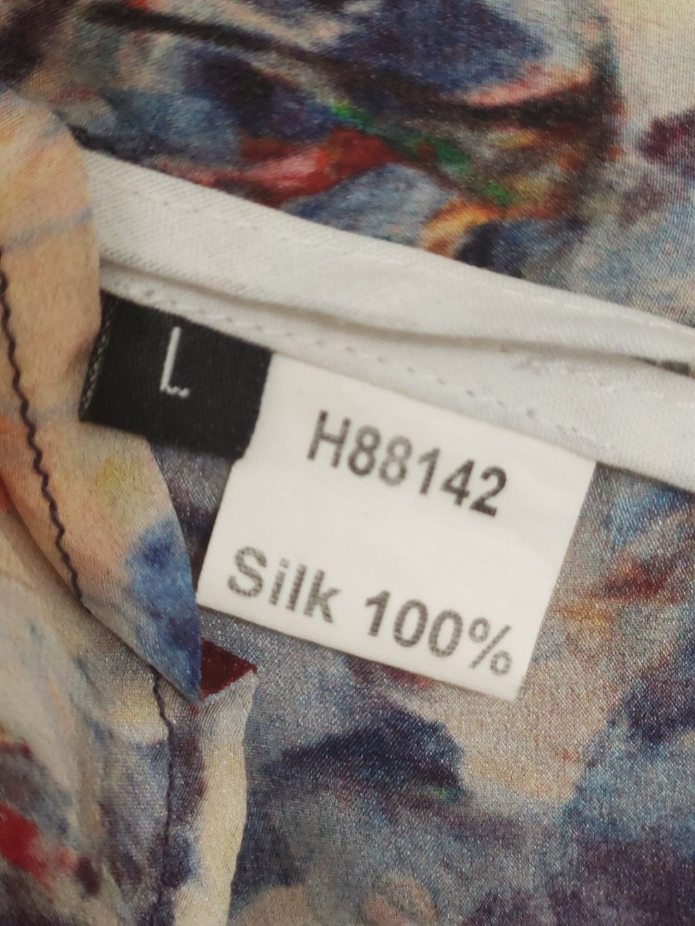 Vestiti: Robe INTERDEE imprimé floral taille L soie 100% – Usato da Niedergösgen venduto da Eva2410 5