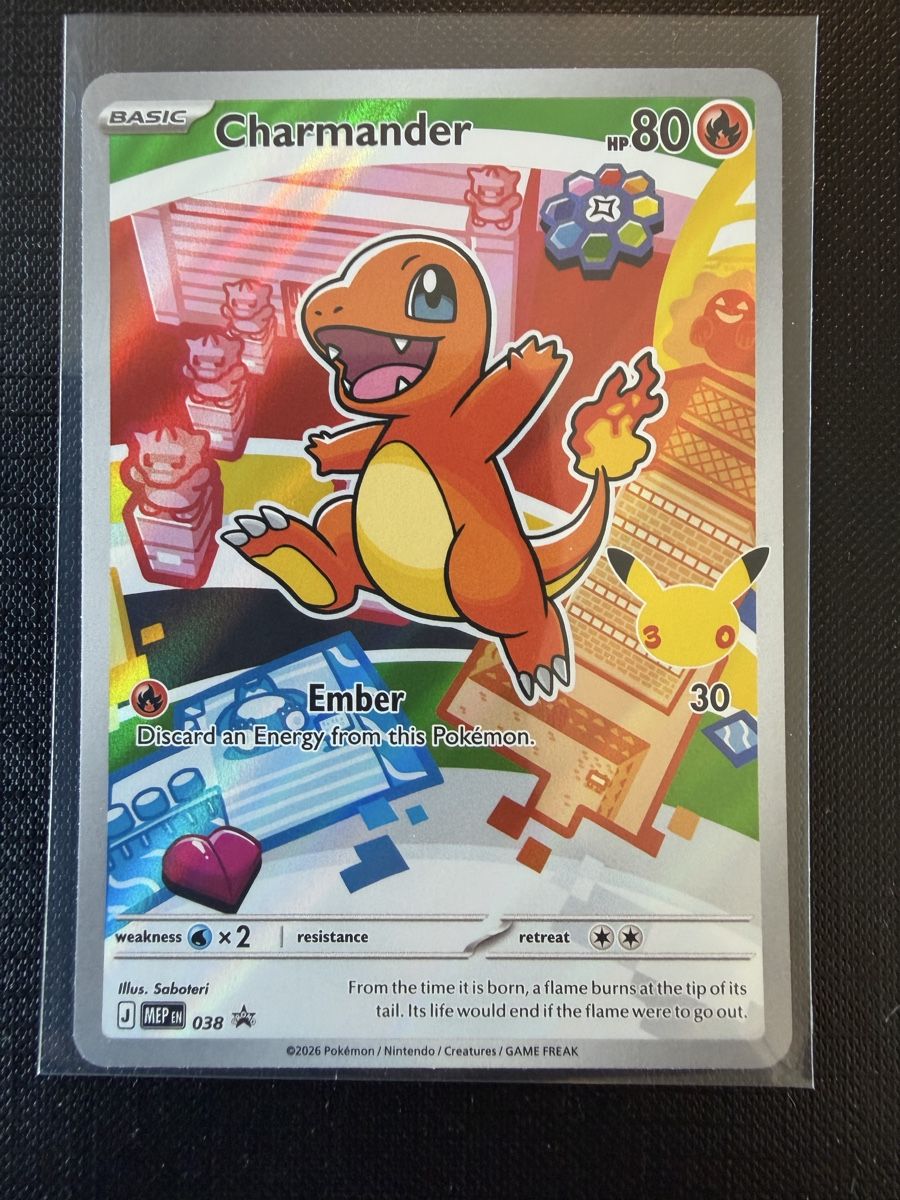 Pokémon Sammelbilder & Trading cards: Charmander MEP #038 EN PROMO – Neu (gemäss Beschreibung) aus Savigny von Matgab94