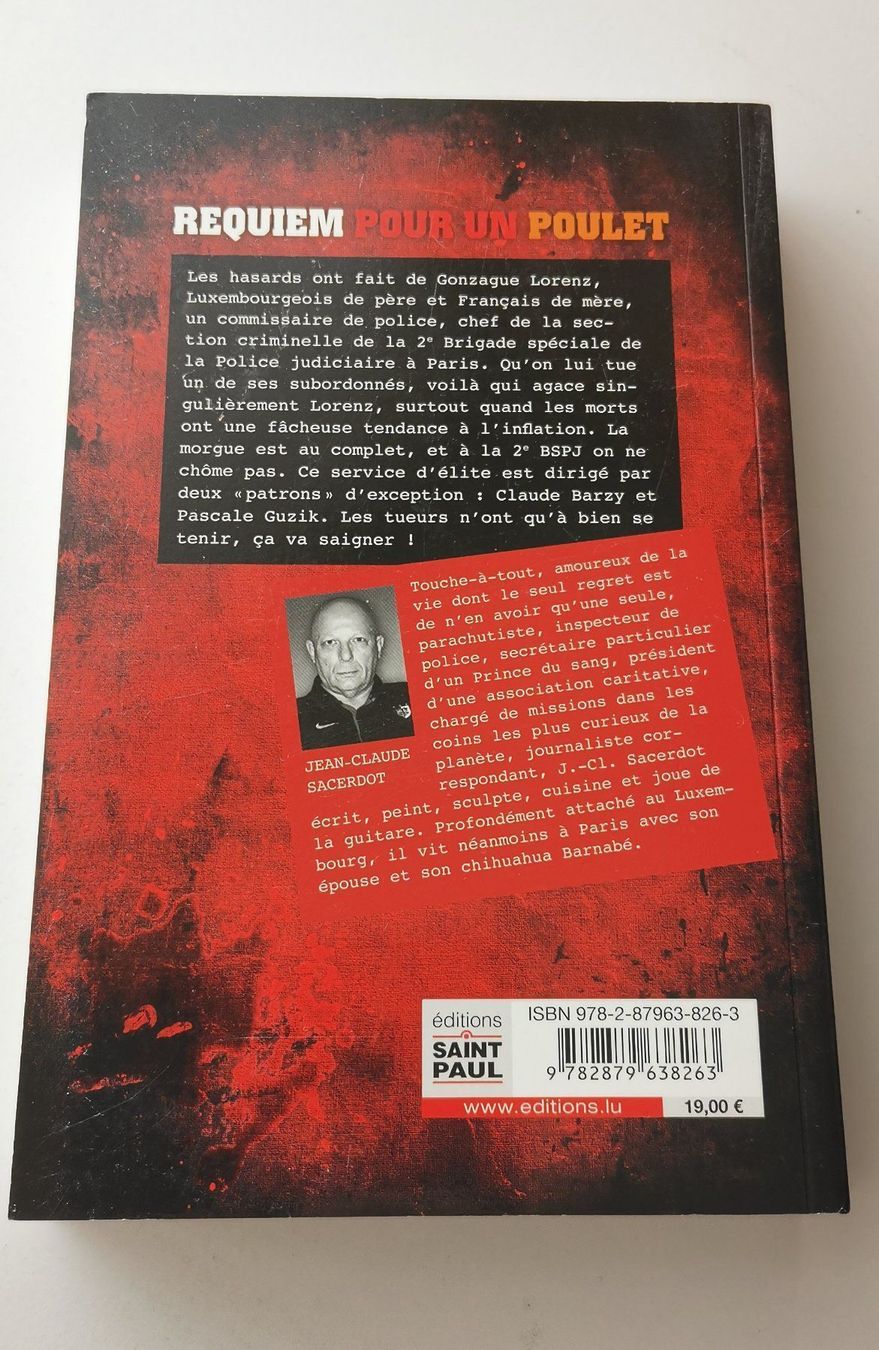 Livres: Requiem pour un poulet - J.C. Sacerdot – Neuf (Voir description) à Genève par Somethingwicked 2