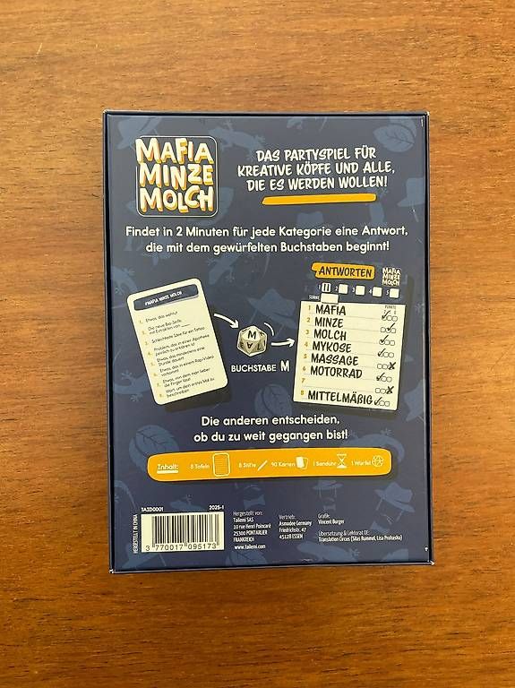 Giochi: Minze Molch Mafia Brettspiel – Usato da Basel venduto da Yaggel 1
