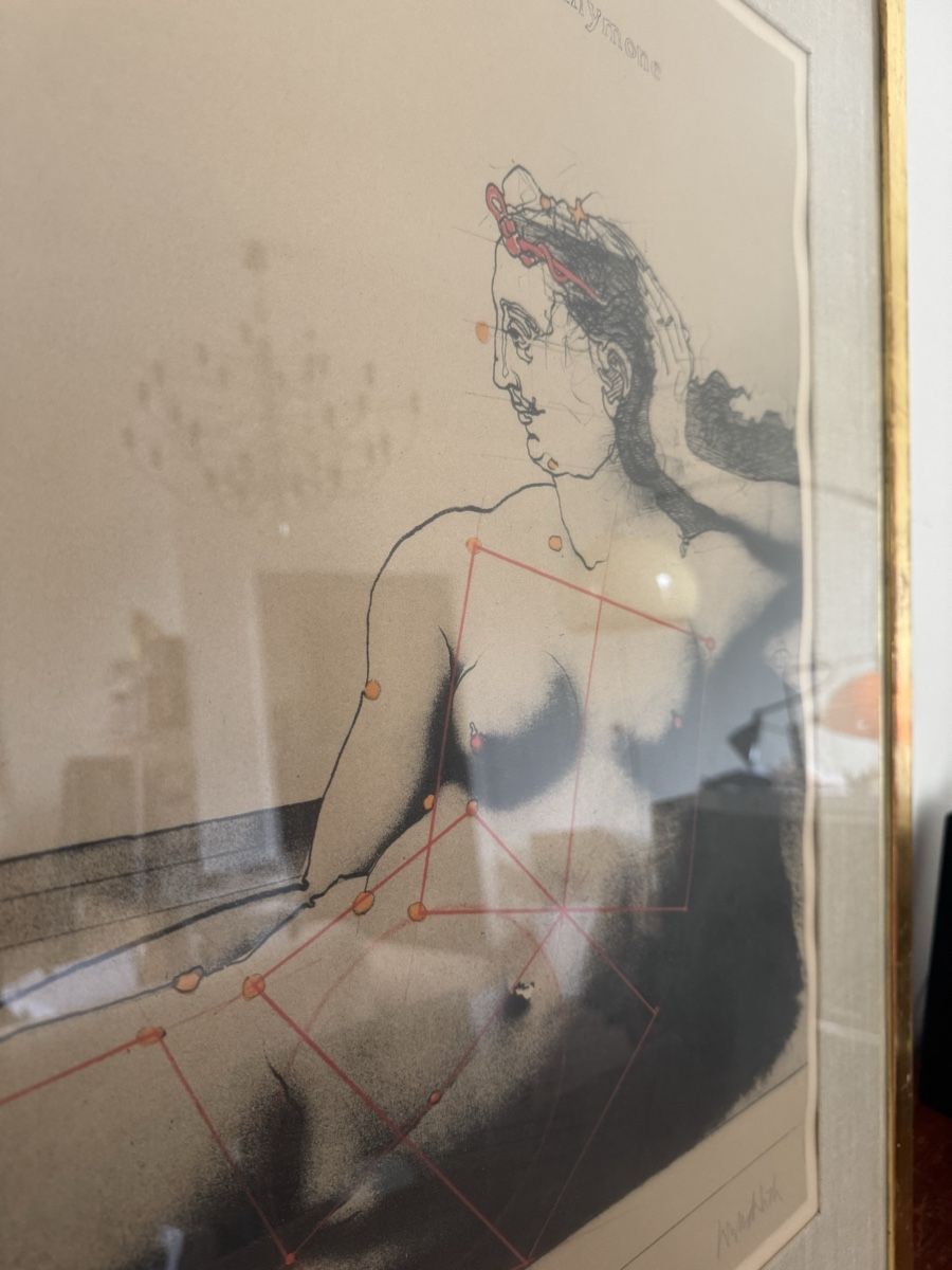 Grafica & Litografie: Belle lithographie signée et numéroté Paul Wunderlich – Usato da Vésenaz venduto da Angela.C3 7