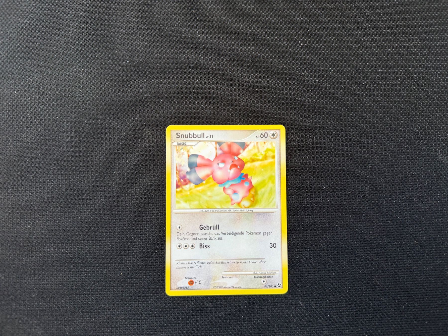 Pokémon Carte collezionabili: Snubbull 84/106 – Usato da Zürich venduto da mountainwizard00