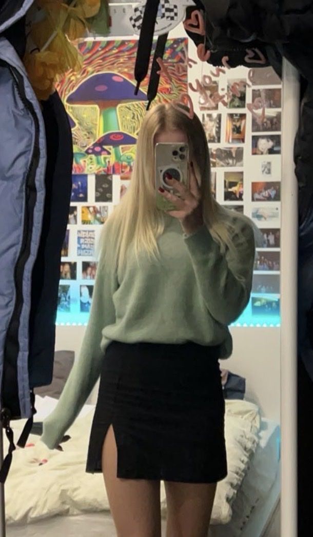 Zara Maglioni & Felpe: Green Fluffy Sweater – Nuovo (secondo la descrizione) da Luzern venduto da das_2s8k 1