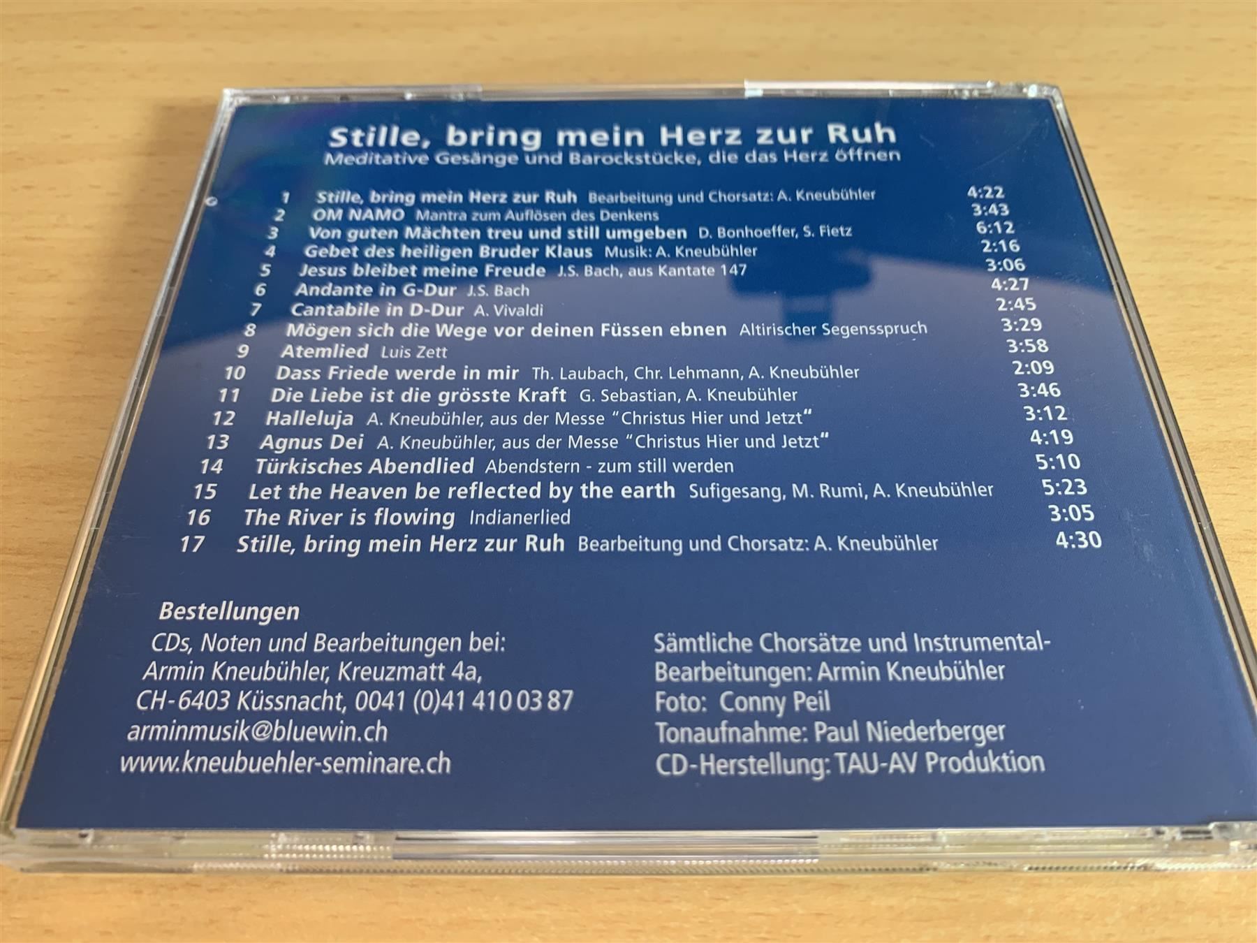 CD: Armin Kneubühler - Stille, bring mein He – Usato da Rikon im Tösstal venduto da Alpenmutz 1