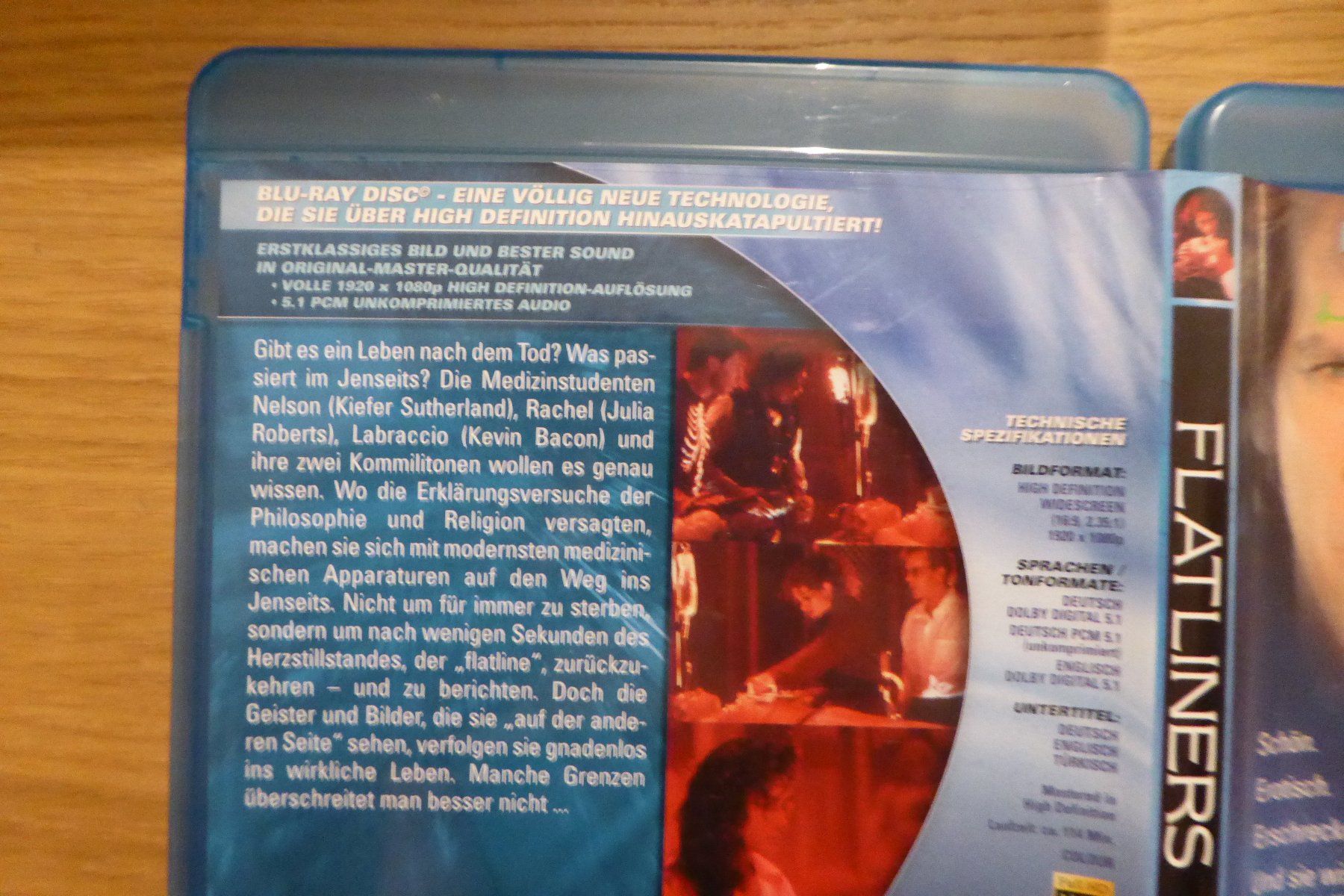Tous les DVDs: Bluray Flatliners – D'occasion à Allschwil par Summelsarium 1