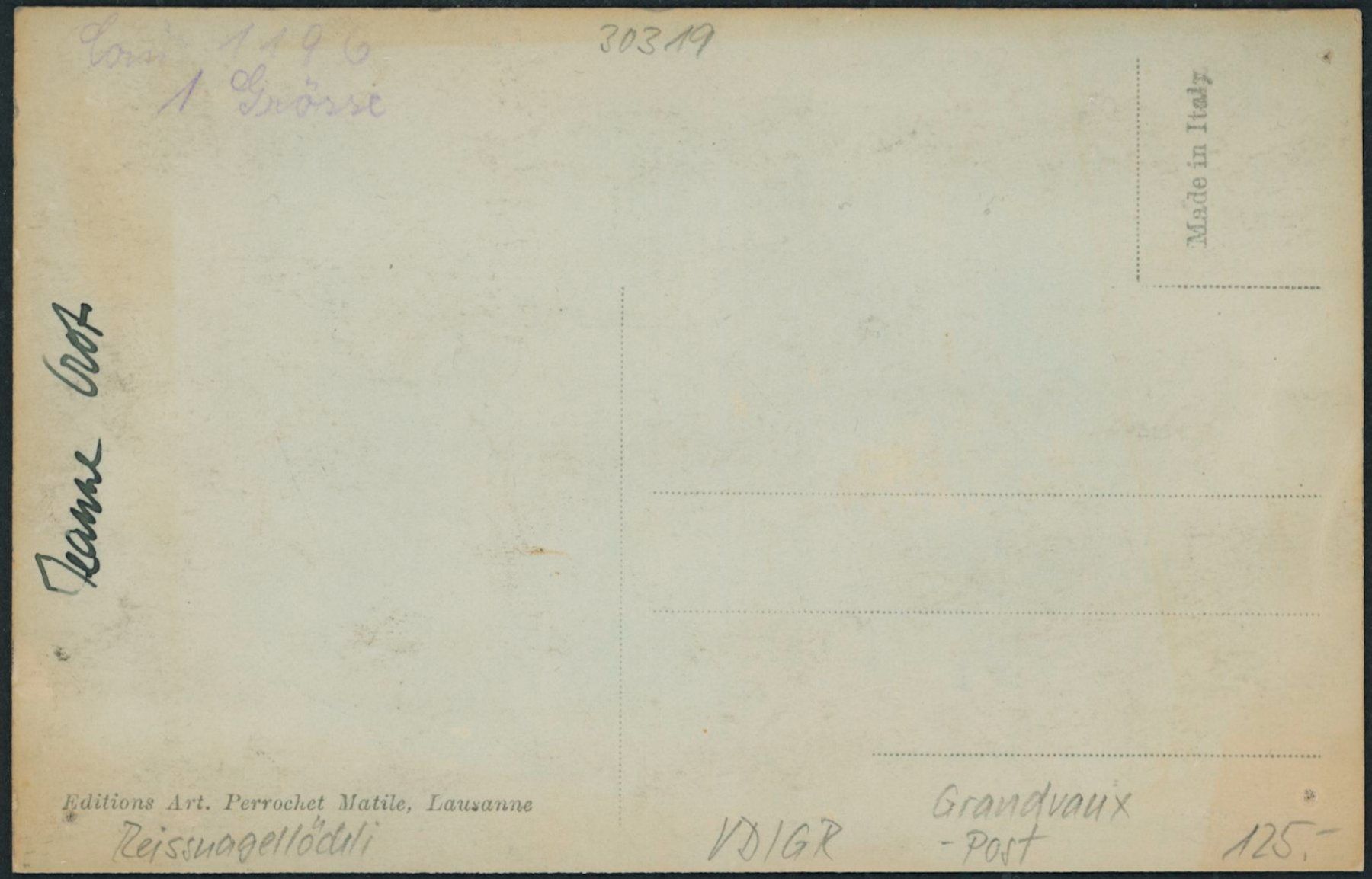 Cartoline postali: VD Grandvaux - Post – Nuovo (secondo la descrizione) da Schindellegi venduto da stationary 1