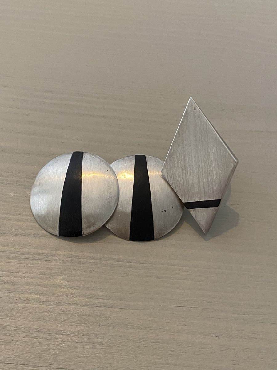 Orecchini pendenti & Orecchini a lobo: Damen Ohrclips & Ring Sterlingsilber 925 – Usato da Birr venduto da Vintage-Liebhaber 7
