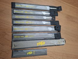 8 Toko Weltcup Feilen Ski Kantenschleifer, gebraucht