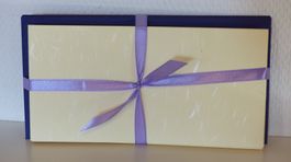 Set Artoz beige/dunkelblau C6/5, je 10 x Doppelkarte/Kuvert