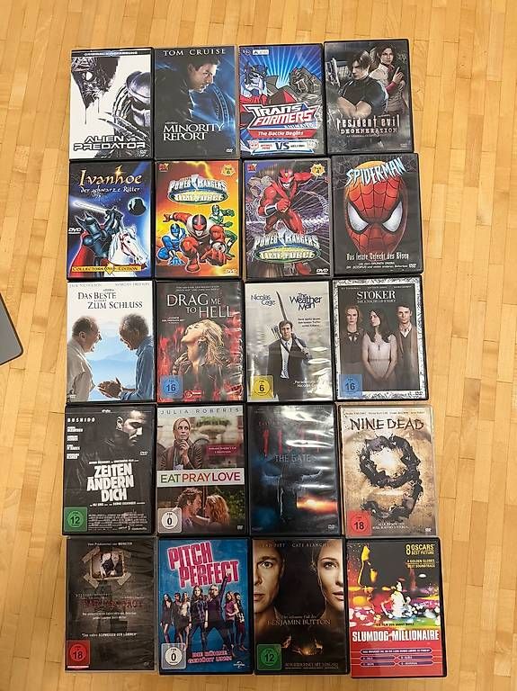 Tutti i DVDs: 60 verschiedene DVD's Alle Genres Teil 2 – Usato da Scherzingen venduto da polini42
