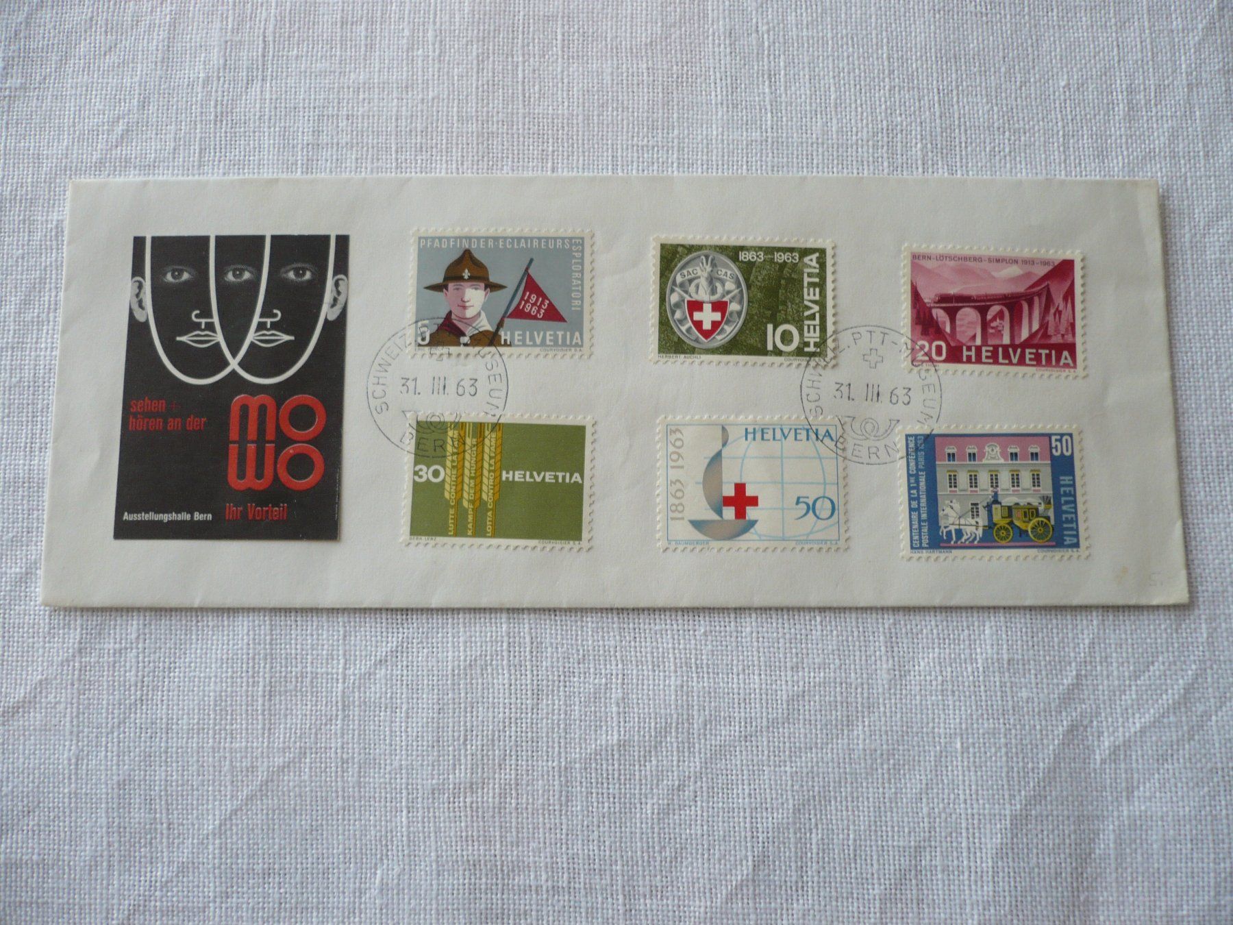 Tous les timbres: 1963 MOWO, Bern – D'occasion à Zürich par saltandpepper008