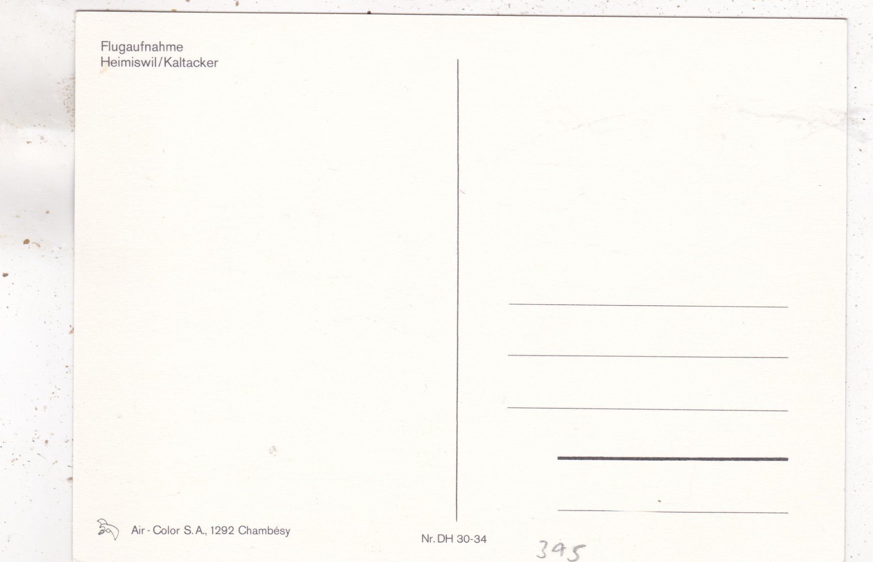 Cartoline postali: Flugaufnahme Heimiswil Kaltacker – Usato da Herisau venduto da Lisegrat2008 1