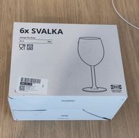 6x IKEA SVALKA Weinglaesser 