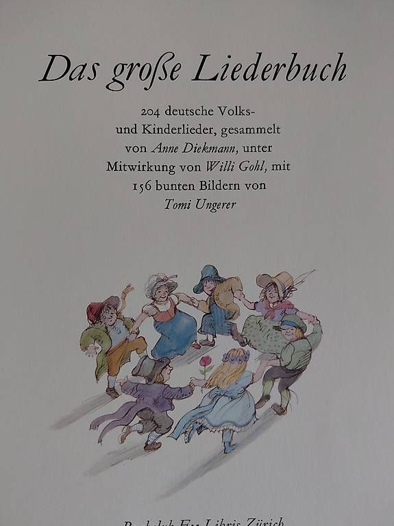 Libri: Das grosse Liederbuch v. Tomi Ungerer. – Usato da Zollikerberg venduto da Inhal