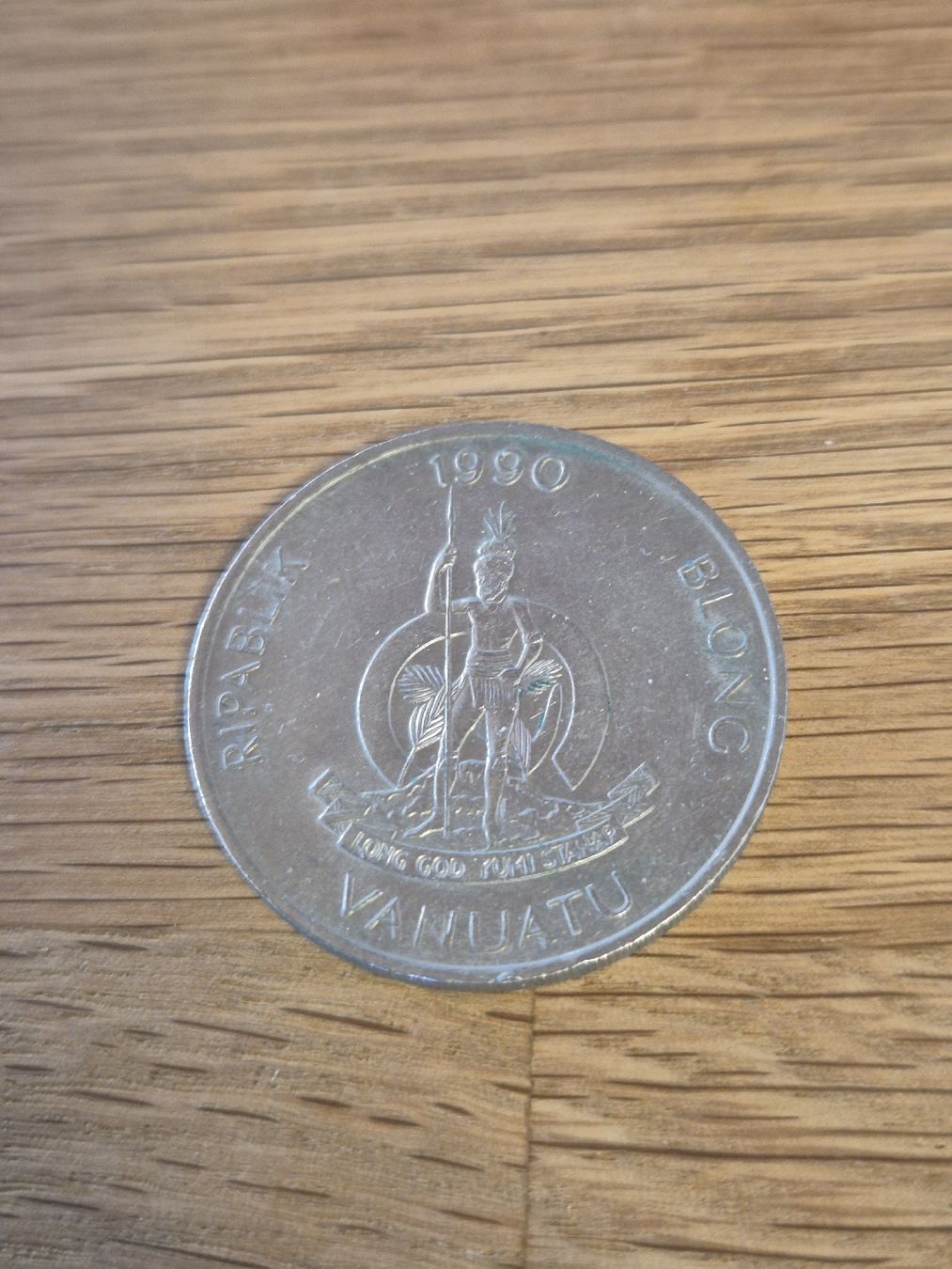 Alle Münzen: Vanuatu - 50 Vatu 1990 -  selten! – Gebraucht aus Mels von Goldenfalcon