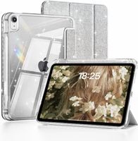 iPad 10./11. Gen Hülle Glitzer Silber Stifthalter