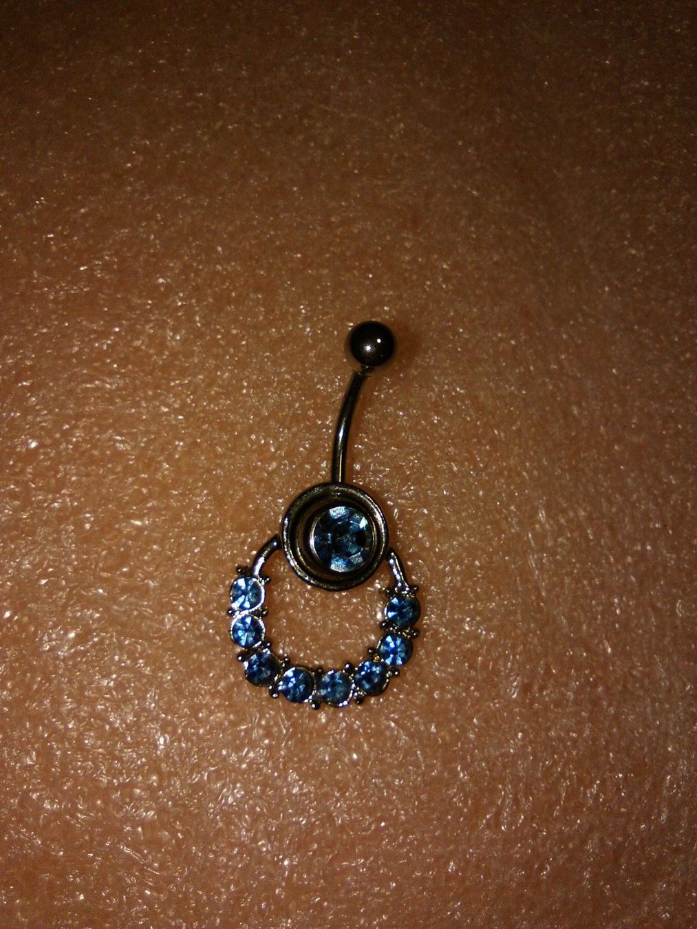 Gioielli per piercing: bauchnabel piercing,,mit echt kristall,hellblau – Nuovo (secondo la descrizione) da Basel venduto da bijoutrie_4 4