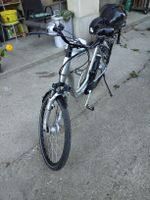 E-Bike Alu silber guter Zustand mit Akku und Ladegerät alt 
