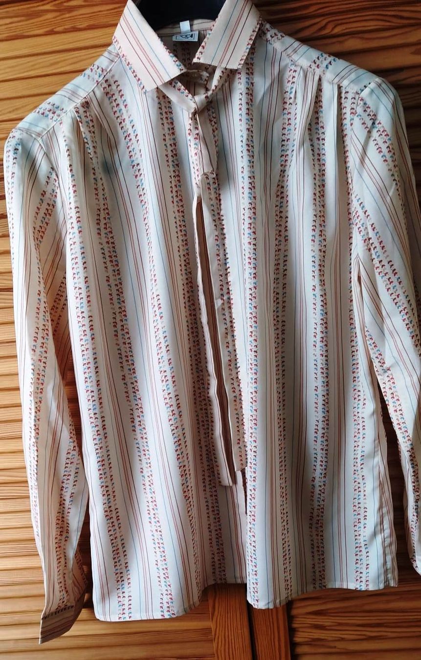 Blusen: Bluse, mit abnehmbarem Bindedband, helles Beige-Rosé – Neu (gemäss Beschreibung) aus Zürich von -italo- 4