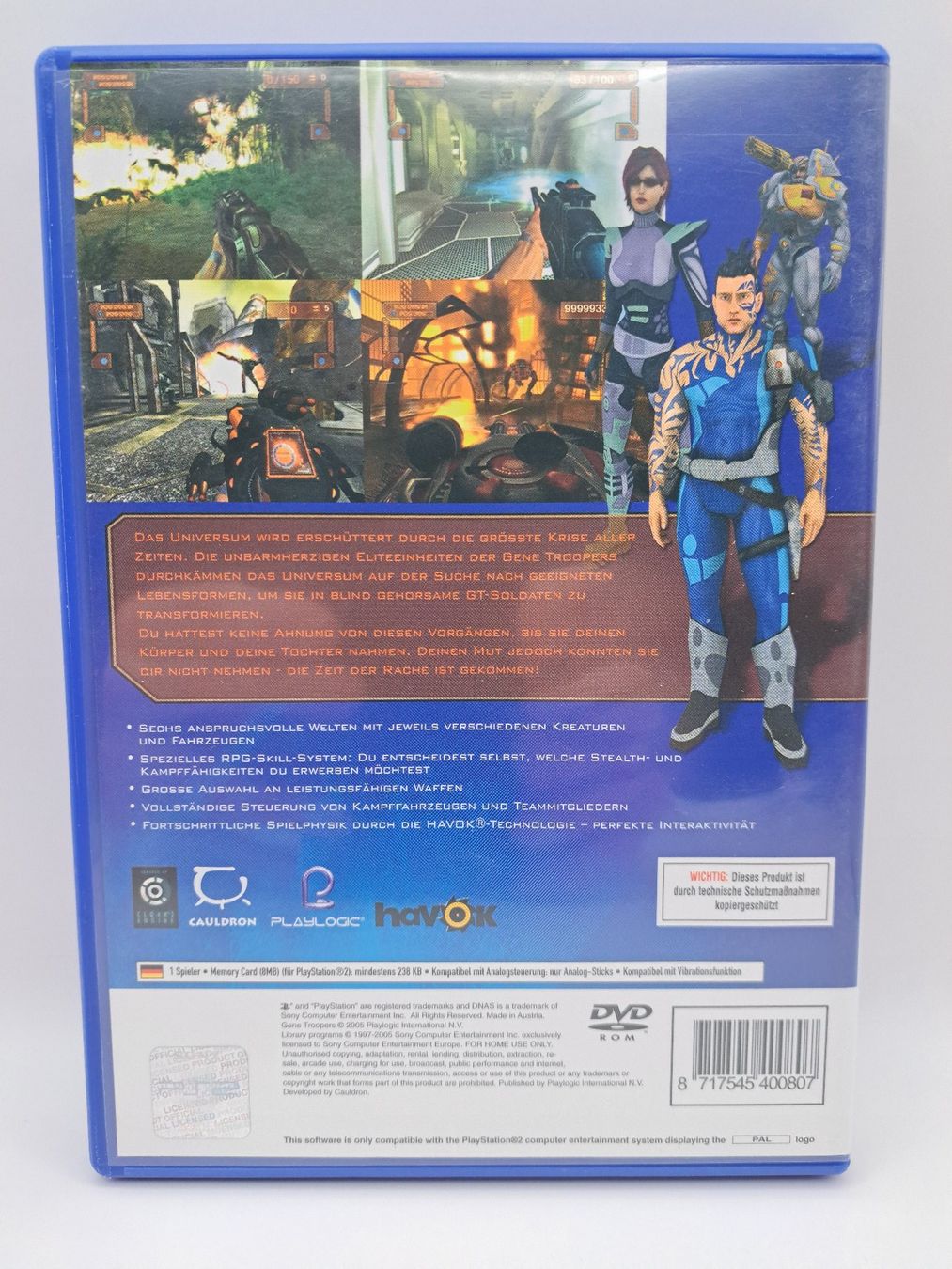 Spiele: Gene Troopers (Playstation 2/PS2) – Gebraucht aus Balgach von Wasnwasn 1