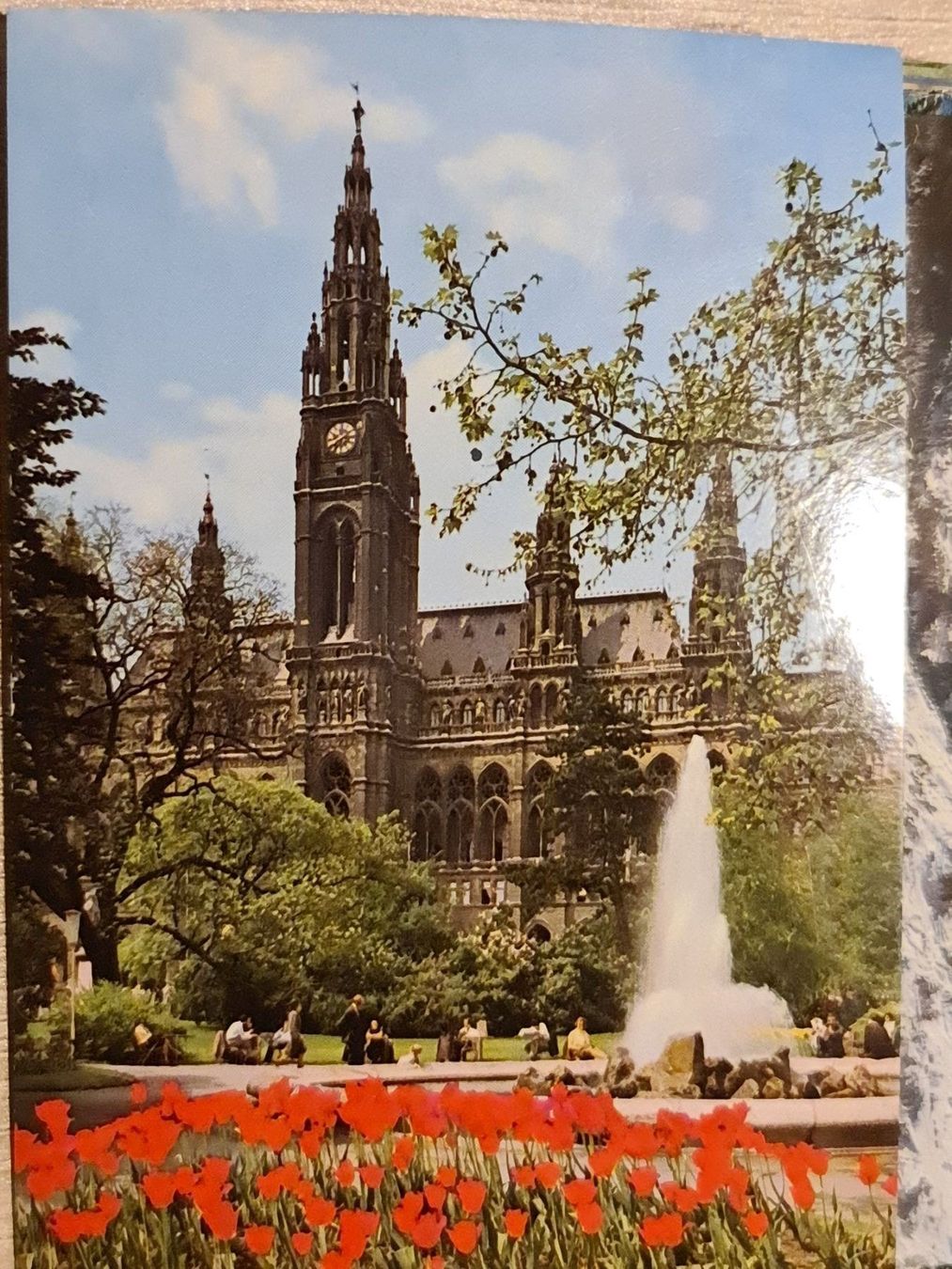 Cartoline postali: Ansichtskarte Rathaus Wien 1968 – Usato da Dintikon venduto da Vexi