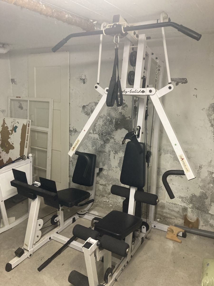 Hometrainer: Body-Solid home gym station white used condition – Usato da Baar venduto da dan_t65k