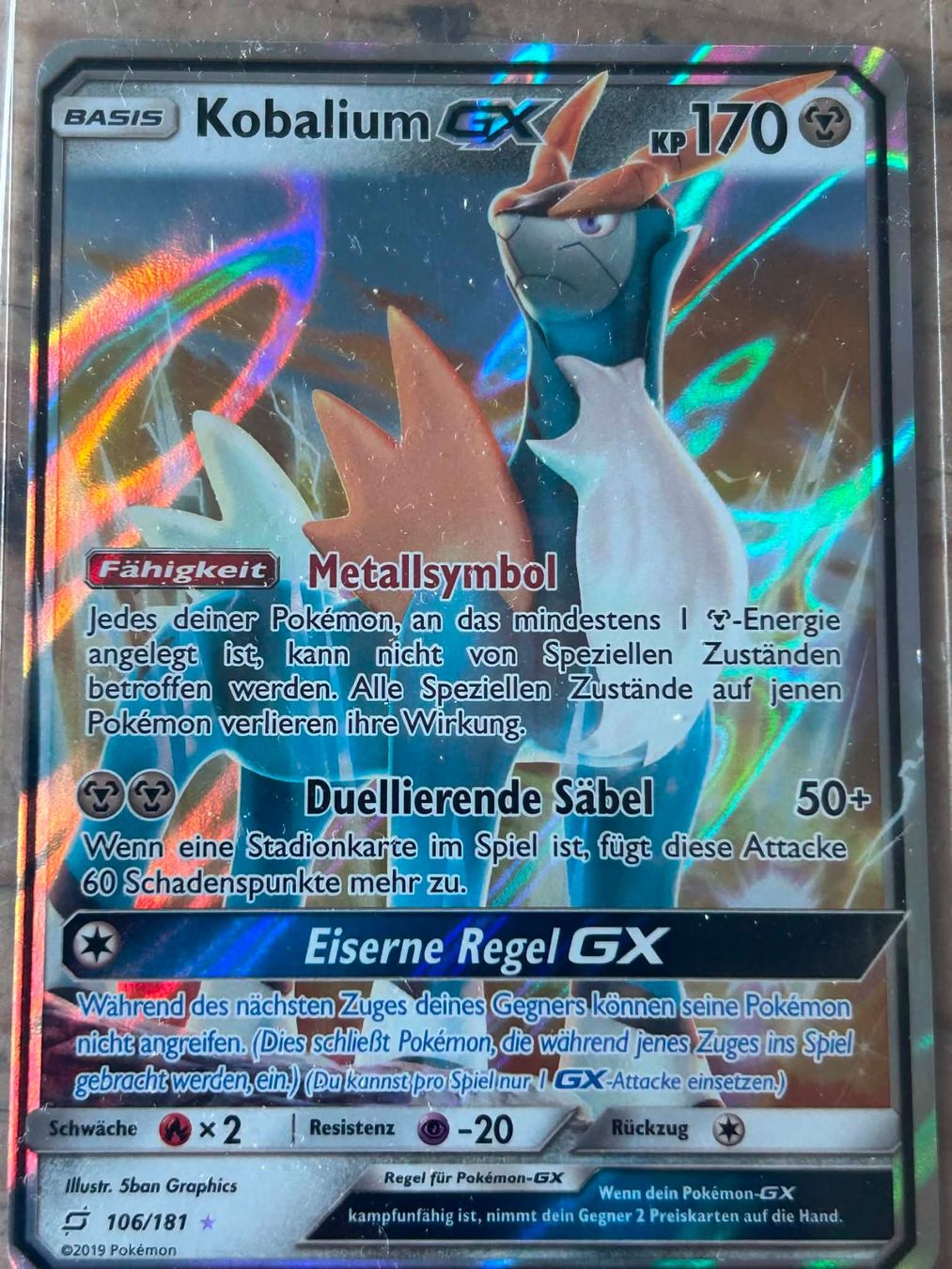 Pokémon Carte collezionabili: Pokémon Kobalium Gx Team Up – Nuovo (secondo la descrizione) da Bern venduto da Flo_Brunner