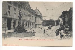 BERN Kindlifresserbrunnen Pferdefuhrwerk