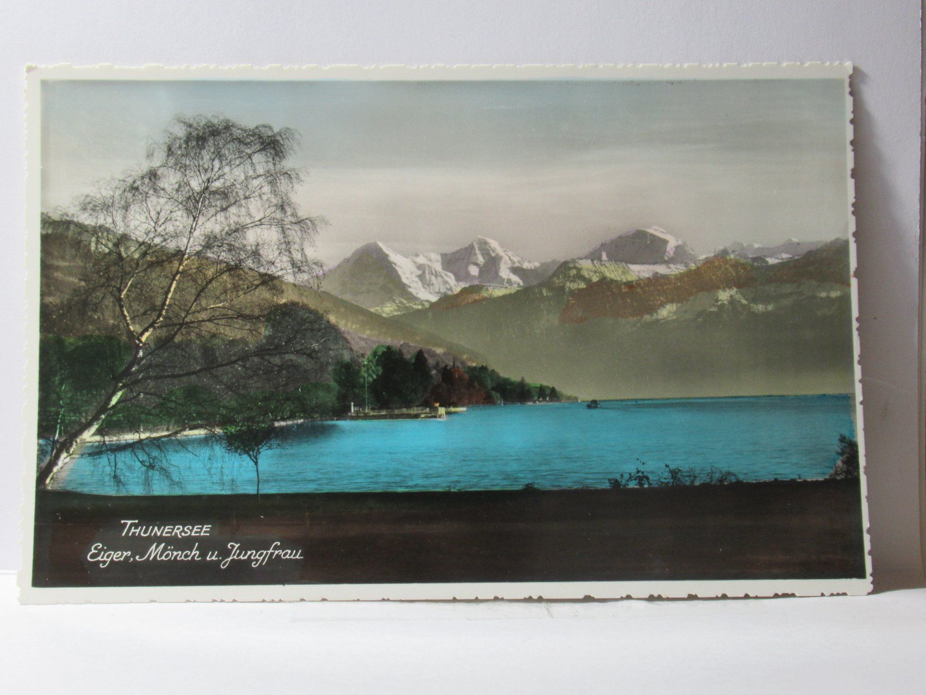 Cartoline postali: Thunersee , Eiger , Mönch & Jungfrau – Nuovo (secondo la descrizione) da Grenchen venduto da Bluemchen1900