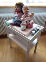 Puppen-Wickeltisch mit Badewanne
