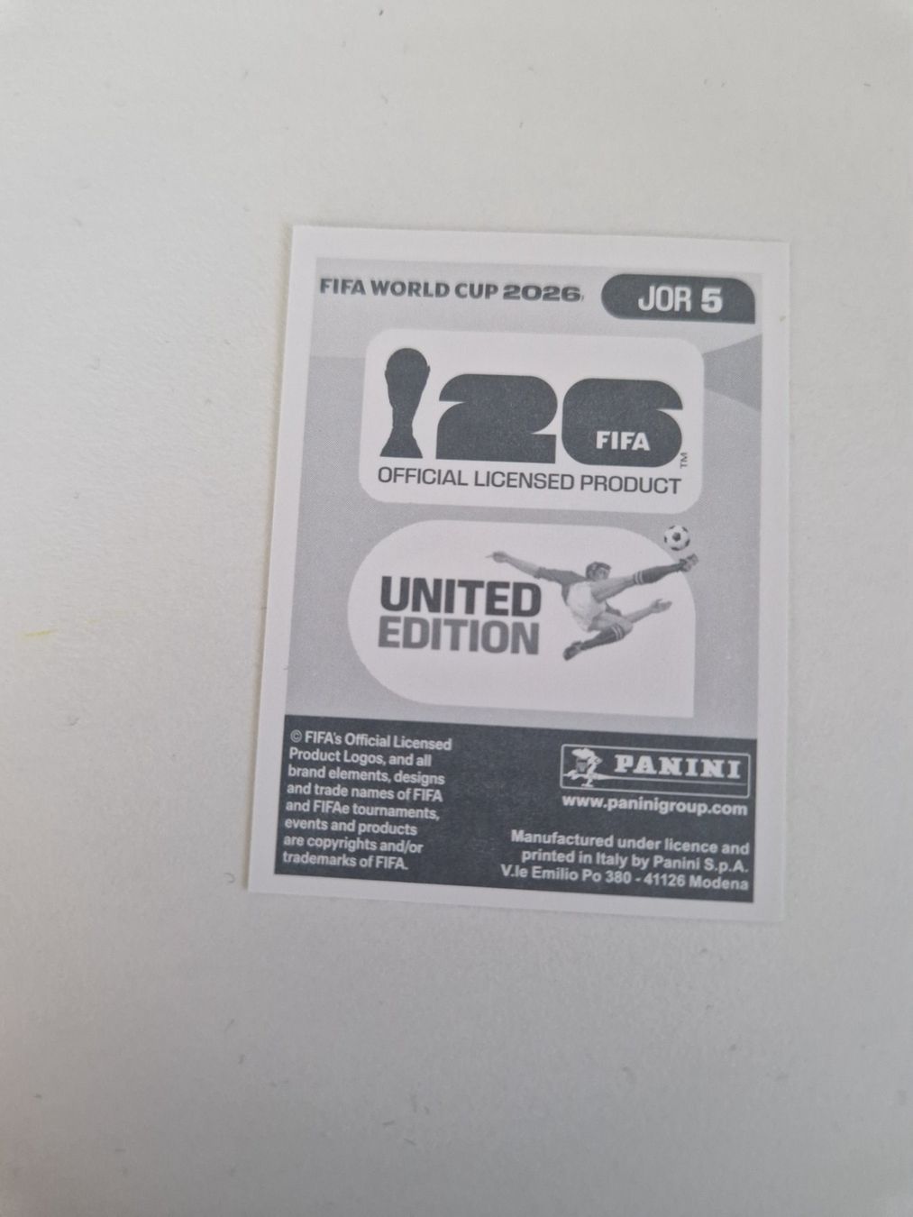 Panini Carte collezionabili: Panini Sticker JOR5 – Nuovo (secondo la descrizione) da Stüsslingen venduto da white_angel86 1