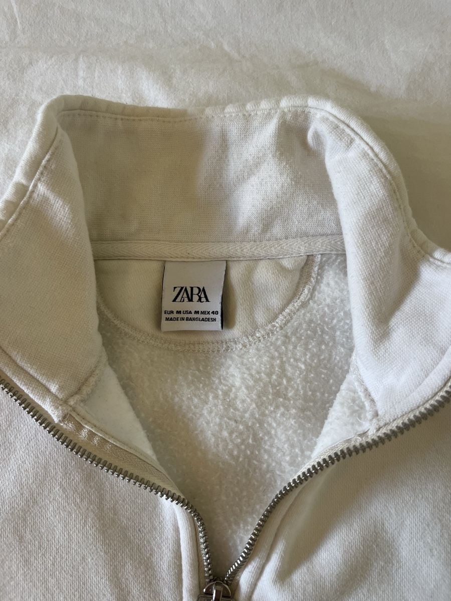 Zara Maglioni & Felpe: Zara White Quarter Zip - Size M – Nuovo (secondo la descrizione) da Lausanne 25 venduto da gio_xg55 3