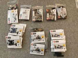 Lego Star Wars Sets OHNE Minifiguren
