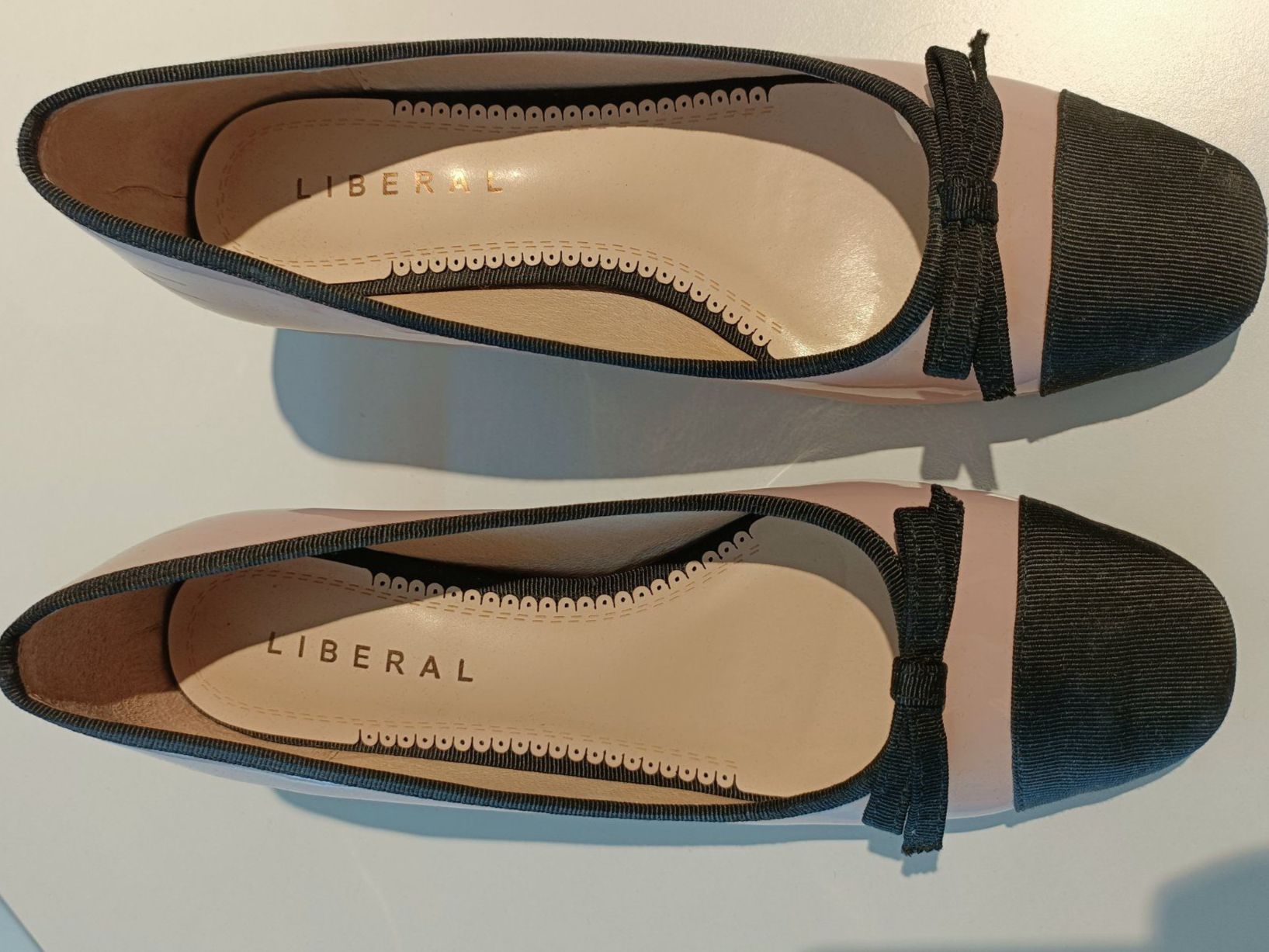 Damenschuhe: Pumps, Lackleder Rosa/Schwarz Gr.37 – Gebraucht aus Zollikofen von Proseco