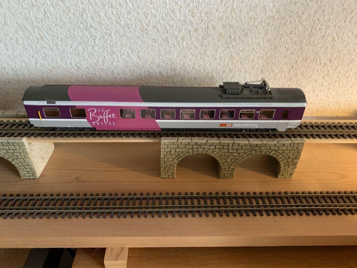 Roco Modellini di ferrovie: 1x Speisewagen ROCO STAIBER – Nuovo (secondo la descrizione) da Winterthur venduto da Porzellan
