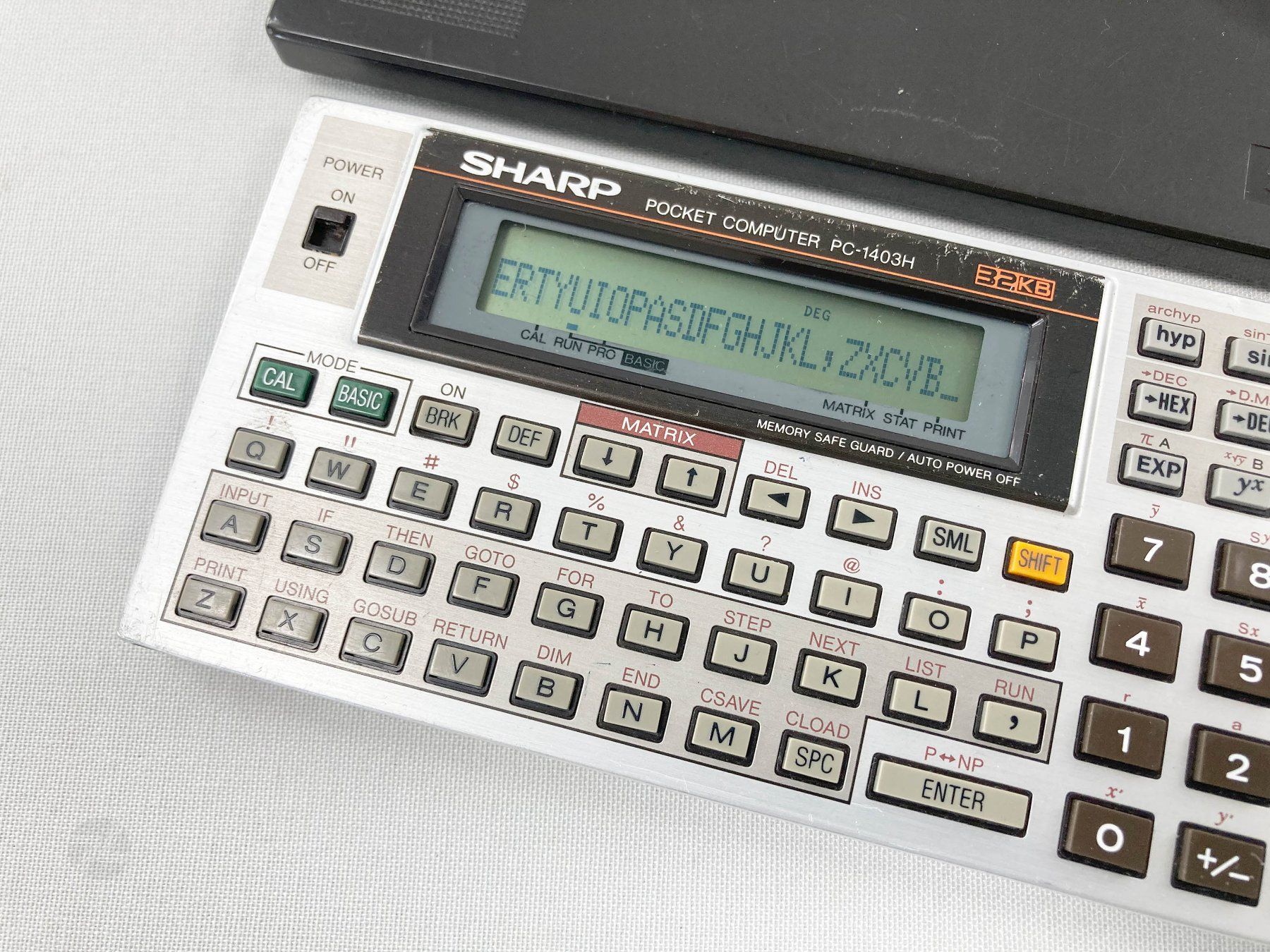 Sharp Taschenrechner: SHARP PC 1403H Pocket-Computer Basic 32KB Vintage Calculator – Gebraucht aus Wetzikon ZH von  1