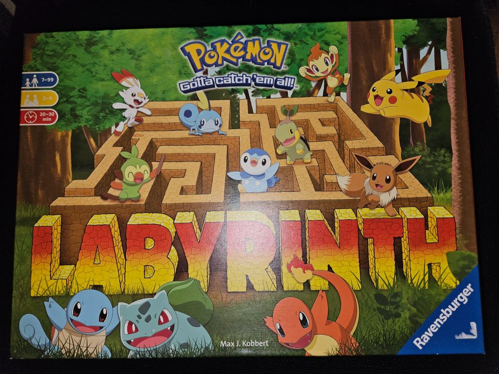 Ravensburger–Jeu De Société Classique–Labyrinthe Pokémon–Jeu De Plateau Jeu De Reflexion Enfant Et Famille Des 7 Ans Mixte 22705