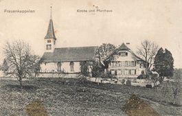 Frauenkappelen (BE) – Kirche und Pfarrhaus